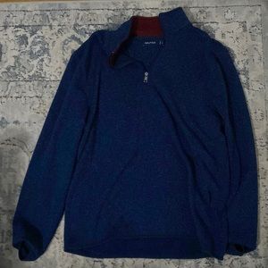 Nautica half zip mens sweater